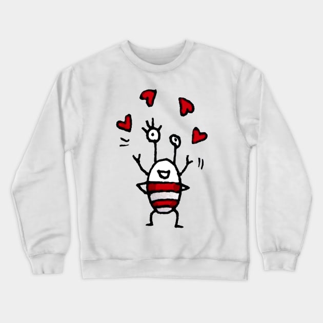 Love Bug Crewneck Sweatshirt by sianelliot